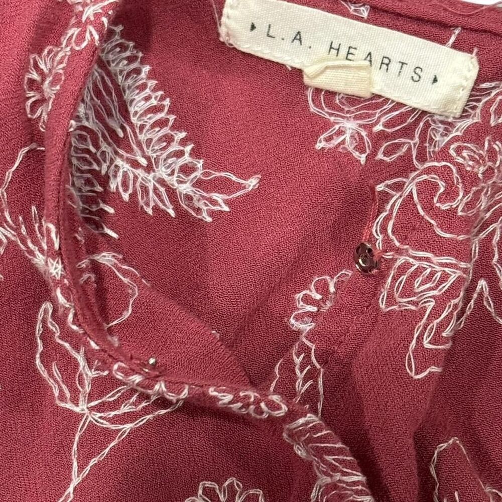 LA Hearts pink floral romper - Picture 6 of 7